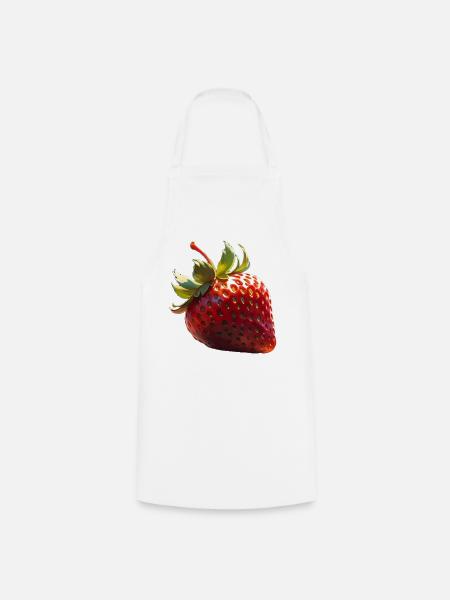 ich Liebe Erdbeeren - Kochschürze - Weiß
