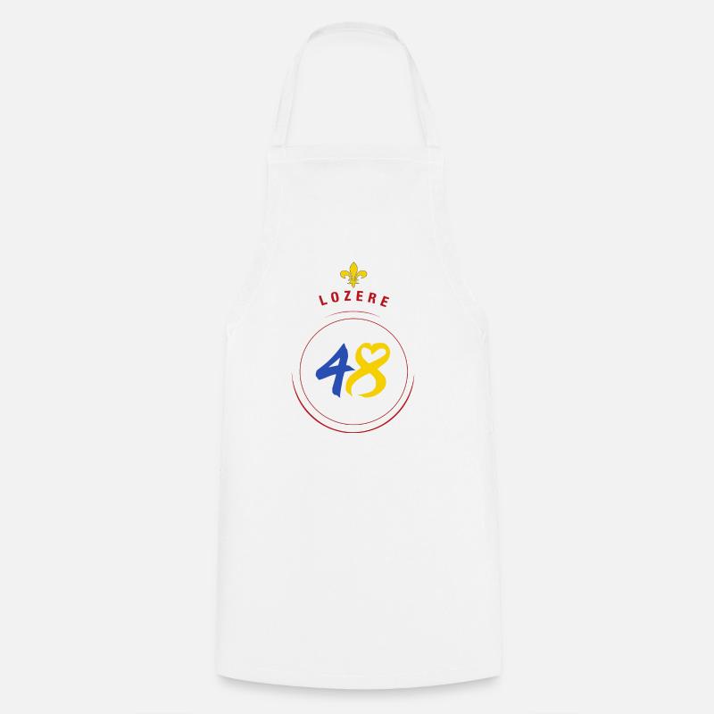 Lozère - Tablier de cuisine - blanc