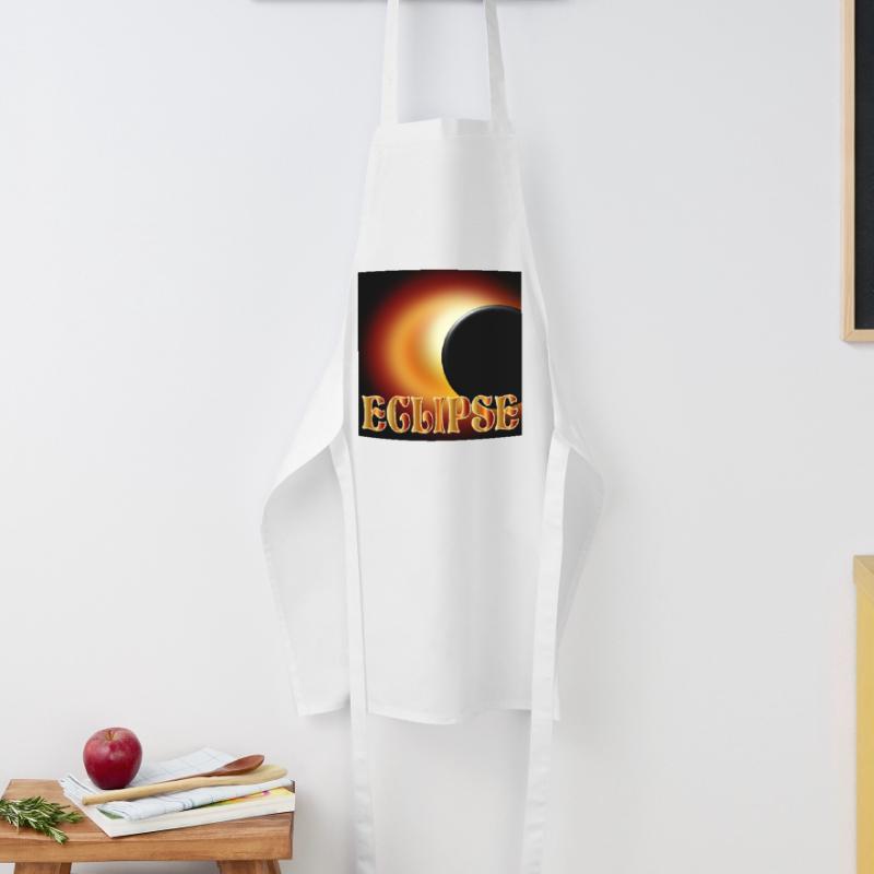 SOLAR ECLIPSE ECLIPSE ASTRONOMY Cooking Apron