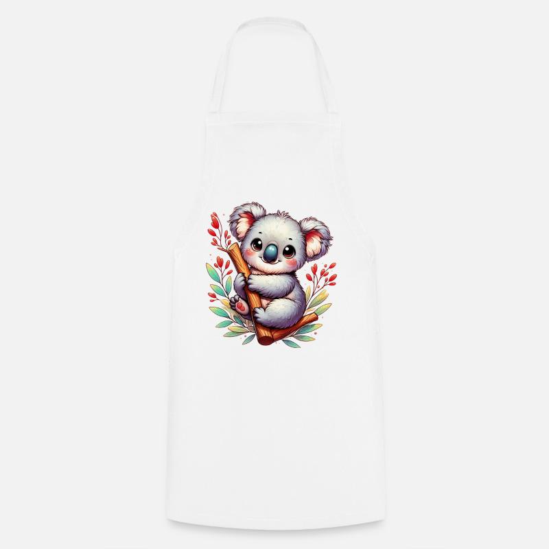 Koala - Kochschürze - Weiß