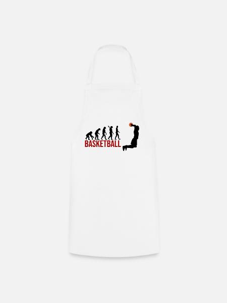 Evolution Basketball - Kochschürze - Weiß