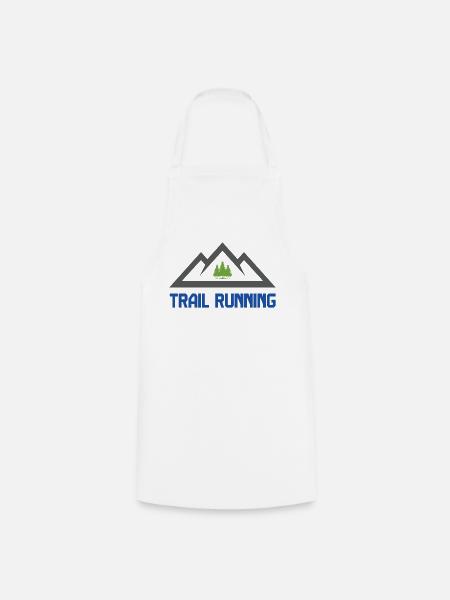 Trailrunning (Trailrunning) - Kochschürze - Weiß