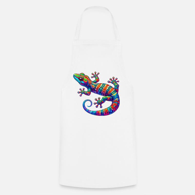 Gecko - Tablier de cuisine - blanc