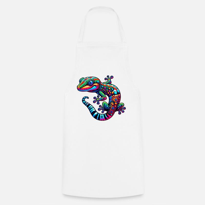 Gecko - Tablier de cuisine - blanc