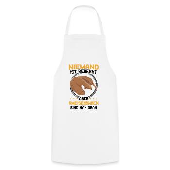 Le fourmilier est un fourmilier parfait - Tablier de cuisine - blanc - Devant - AI Model Male 185 dark (185cm)