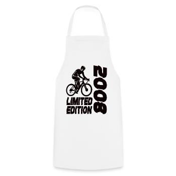 Limited Edition 2008 Limited Edition Fahrrad - Kochschürze - Weiß - Vorne - AI Model Male 185 dark (185cm)