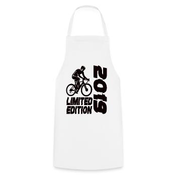 Limited Edition 2019 Limited Edition Fahrrad - Kochschürze - Weiß - Vorne - AI Model Male 185 dark (185cm)