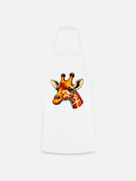 Giraffe - Kochschürze - Weiß