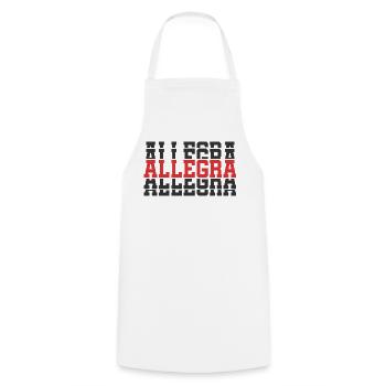 T-shirt joyeux t-shirt idée cadeau texte empilé - Tablier de cuisine - blanc - Devant - AI Model Male 185 dark (185cm)