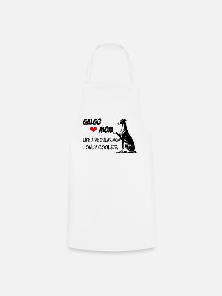 Galgo Mom - Kochschürze - Weiß