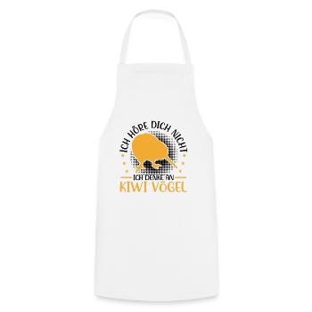 Think Kiwi Bird Snipe Bouquet - Tablier de cuisine - blanc - Devant - AI Model Male 185 dark (185cm)