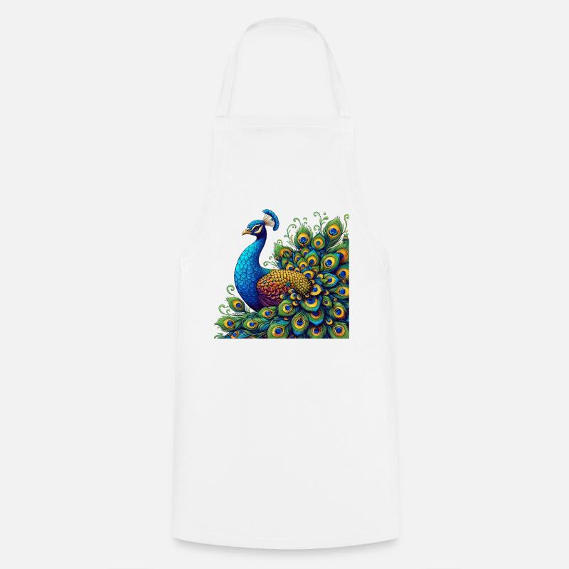 Paon - Tablier de cuisine - blanc