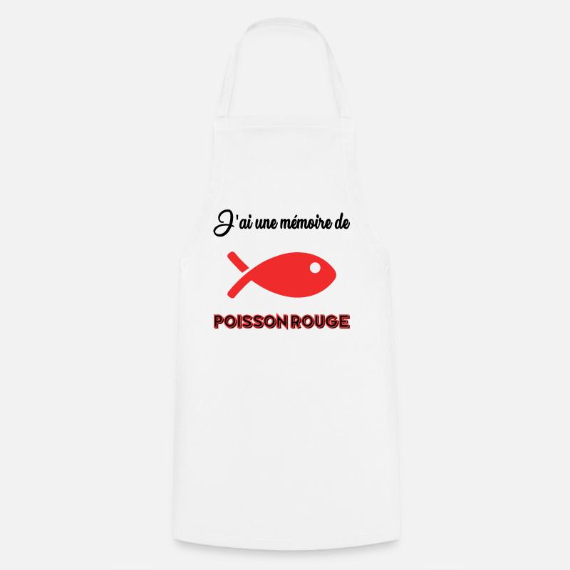 POISSON. MEMOIRE. - Tablier de cuisine - blanc