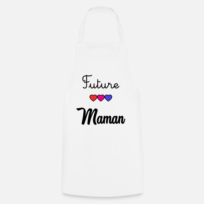 FUTURE MAMAN - Tablier de cuisine - blanc