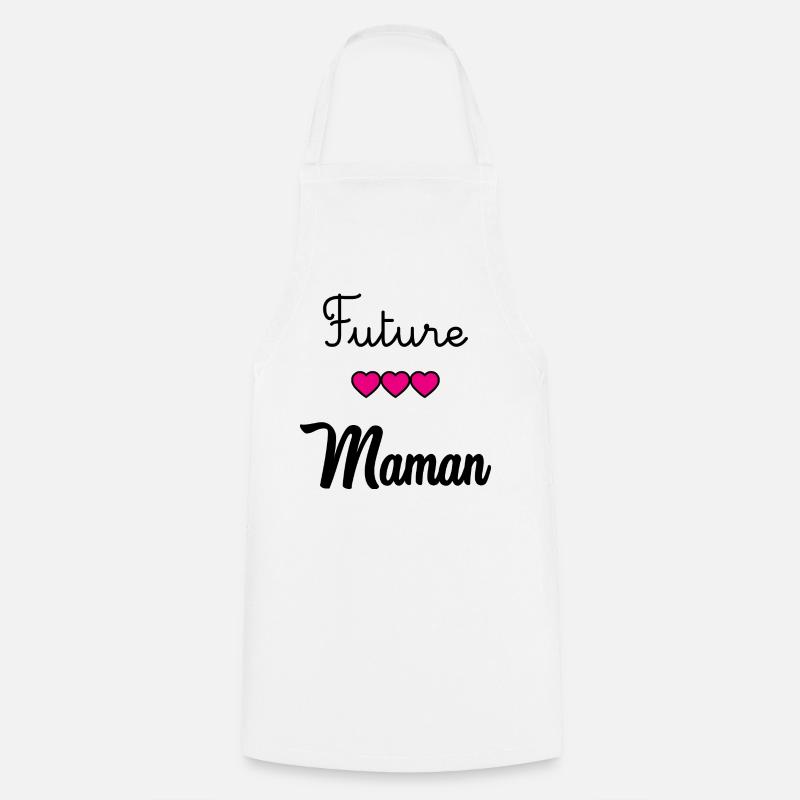 FUTURE MAMAN - Tablier de cuisine - blanc