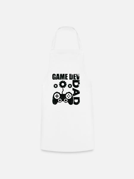 Game Dev Vater - Kochschürze - Weiß