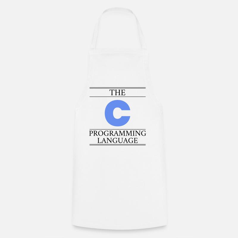 Le langage de programmation C - Tablier de cuisine - blanc
