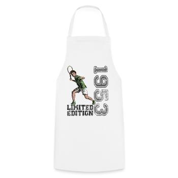 Édition limitée 1953 Édition limitée Tennis - Tablier de cuisine - blanc - Devant - AI Model Male 185 dark (185cm)