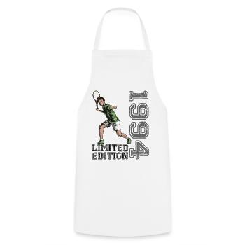 Limited Edition 1994 Limited Edition Tennis - Cooking Apron - white - Front - AI Model Male 185 dark (185cm)