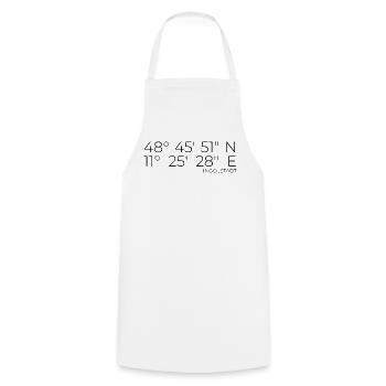coordonnées Ingolstadt - Tablier de cuisine - blanc - Devant - AI Model Male 185 dark (185cm)
