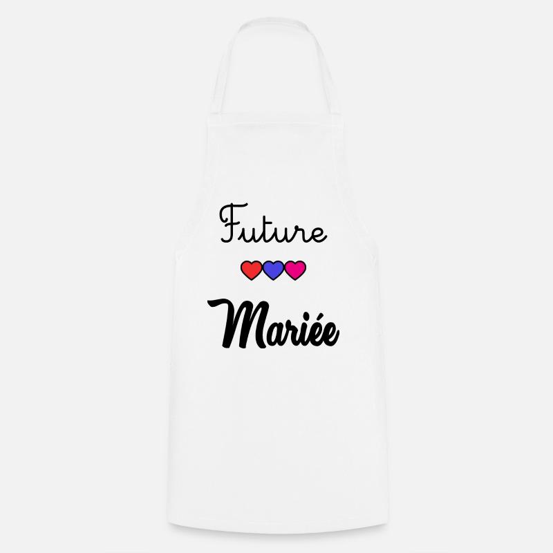 FUTURE MARIEE - Tablier de cuisine - blanc