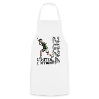Édition Limitée 2024 Édition Limitée Tennis - Tablier de cuisine - blanc - Devant - AI Model Male 185 dark (185cm)