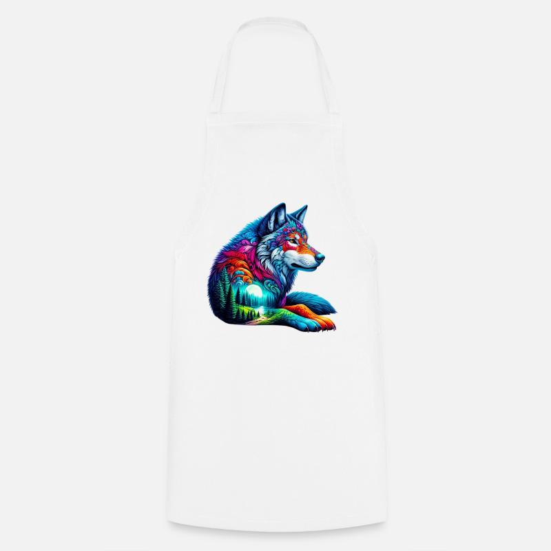 Loup - Tablier de cuisine - blanc