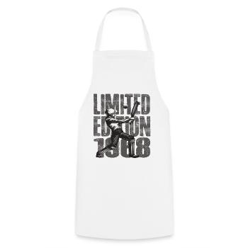 Limited Edition 1968 Limited Edition Cricket - Cooking Apron - white - Front - AI Model Male 185 dark (185cm)