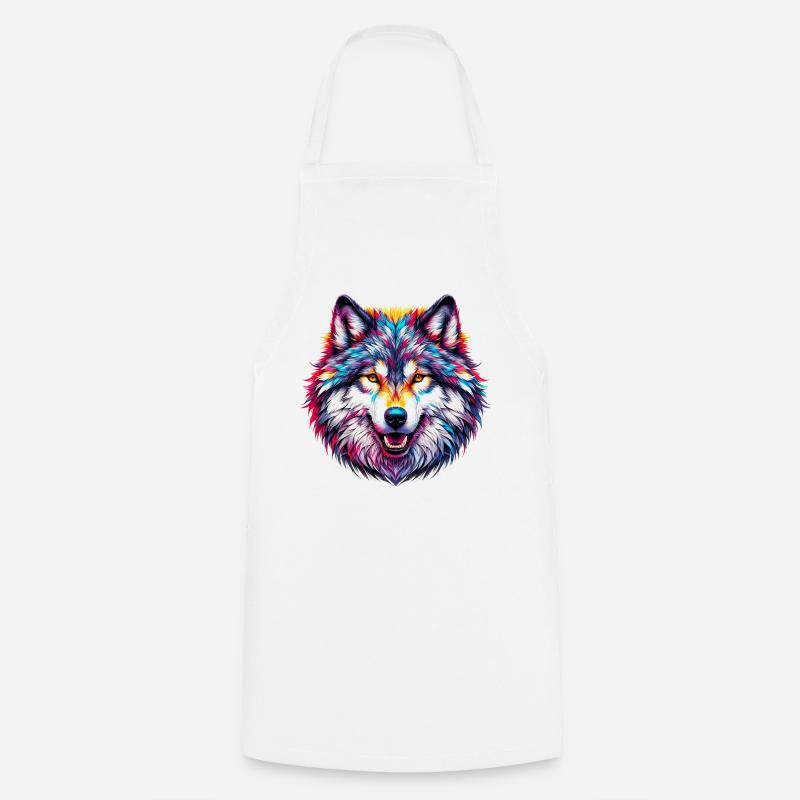 Wolf - Kochschürze - Weiß