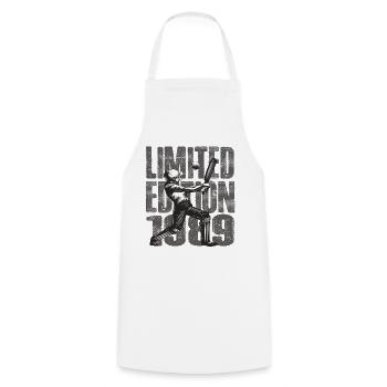 Édition limitée 1989 Édition limitée Cricket - Tablier de cuisine - blanc - Devant - AI Model Male 185 dark (185cm)
