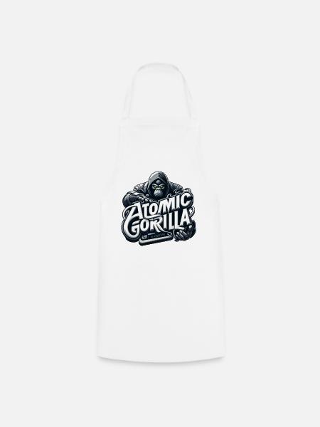 Atomic Gorilla - Kochschürze - Weiß