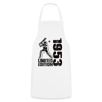 Édition limitée 1953 Édition limitée Cricket - Tablier de cuisine - blanc - Devant - AI Model Male 185 dark (185cm)