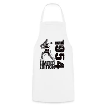 Édition limitée 1954 Édition limitée Cricket - Tablier de cuisine - blanc - Devant - AI Model Male 185 dark (185cm)
