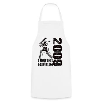 Limited Edition 2009 Limited Edition Cricket - Cooking Apron - white - Front - AI Model Male 185 dark (185cm)