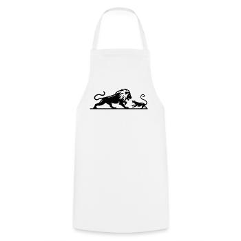 Lion 3 - Tablier de cuisine - blanc - Devant - AI Model Male 185 dark (185cm)