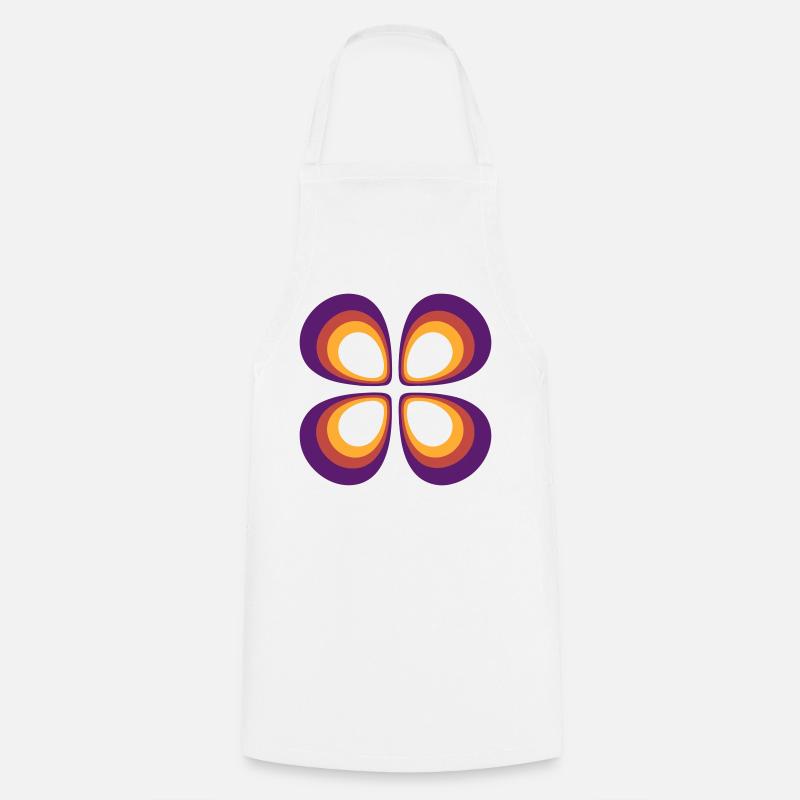Orbitale positive 2 - Tablier de cuisine - blanc