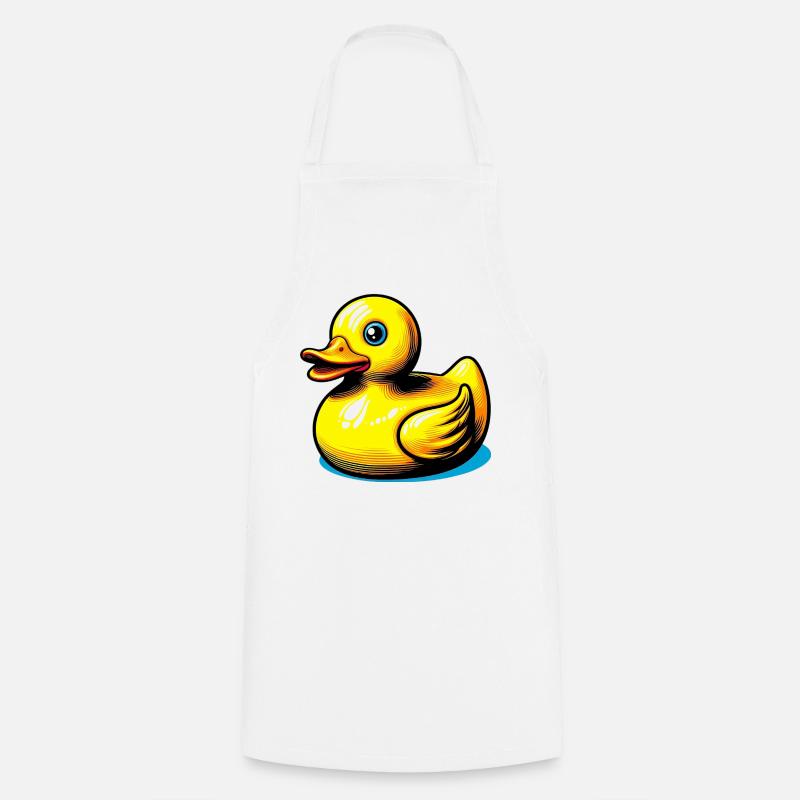 Duckling Duck Duck - Cooking Apron - white