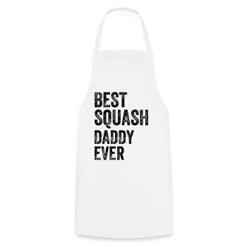 Best Squash Daddy Ever - Cooking Apron - white - Front - AI Model Male 185 dark (185cm)