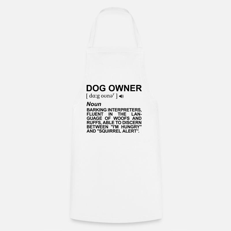 Hundehalter Definition - Kochschürze - Weiß