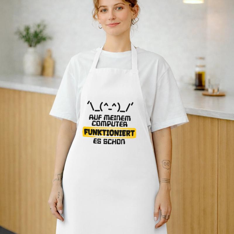 Programmeur de script de code de déclaration du développeur Tablier de cuisine