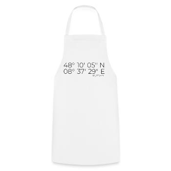 Coordonnées Rottweil - Tablier de cuisine - blanc - Devant - AI Model Male 185 dark (185cm)