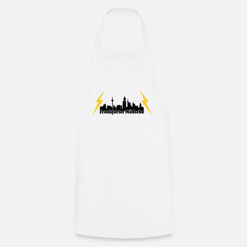 Frankfurter Maedsche ffm skyline - Kochschürze - Weiß