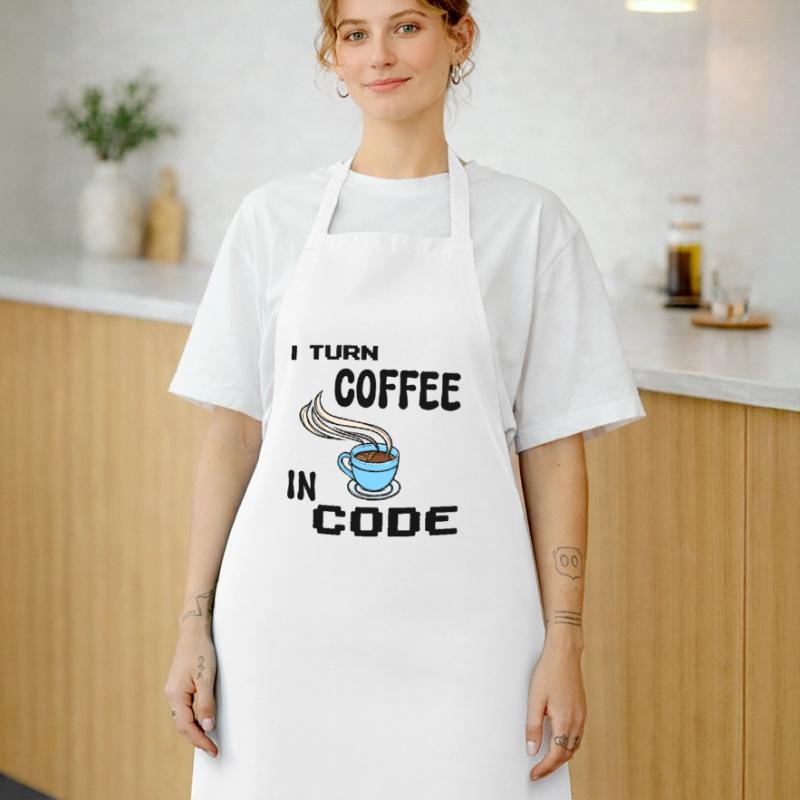 Programmeur de code Scripting Statement Développeur Tablier de cuisine