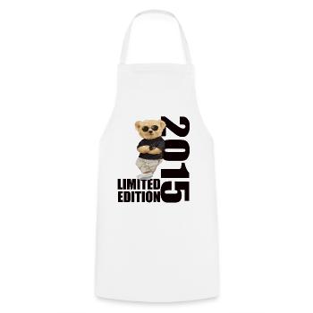 Édition limitée 2015 Ours Ours Anniversaire 2015 - Tablier de cuisine - blanc - Devant - AI Model Male 185 dark (185cm)