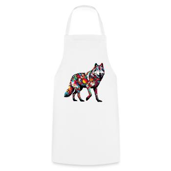 Loup - Tablier de cuisine - blanc - Devant - AI Model Male 185 dark (185cm)