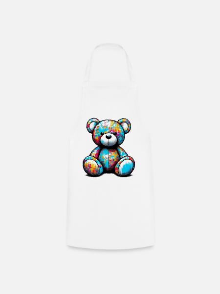 Orso orsacchiotto Teddybär - Kochschürze - Weiß