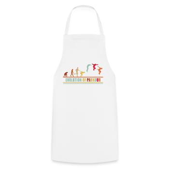 Freerunning Freerunner Obstacle Course Running - Cooking Apron - white - Front - AI Model Male 185 dark (185cm)