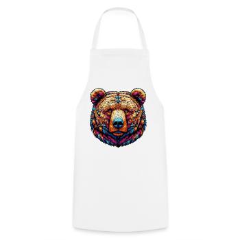 Ours - Tablier de cuisine - blanc - Devant - AI Model Male 185 dark (185cm)