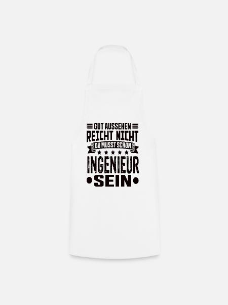 Ingenieur - Kochschürze - Weiß