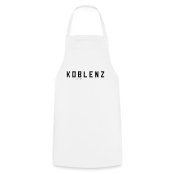 Koblenz My City - Cooking Apron - white - Front - AI Model Male 185 dark (185cm)